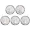[5] 2001-2007 Am. Eagle 1oz. Silver Proof Coin
