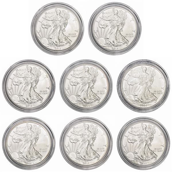 [8] 2006-2016 Am. Eagle 1oz. Silver Proof Coin