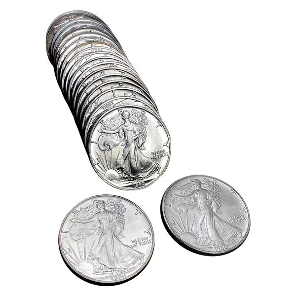 [20] 1990 Silver Eagle Roll