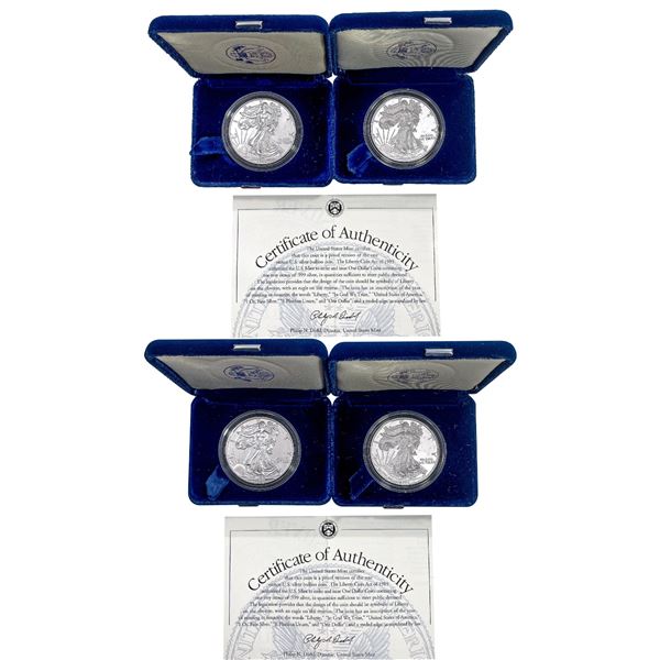 [4] 1997 Am. Eagle 1oz. Silver Proof Coin