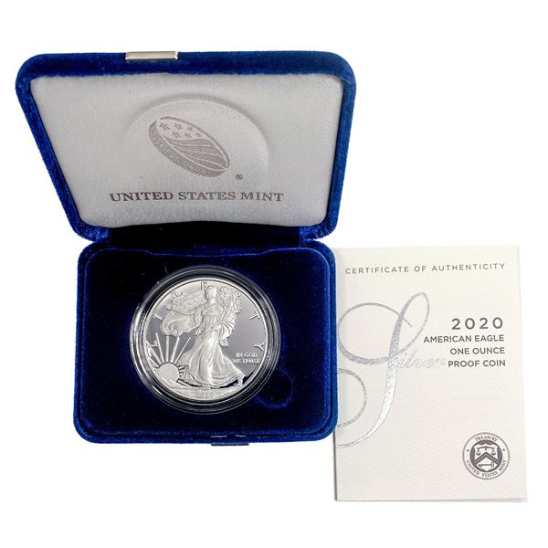 2020-W Am. Eagle 1oz. Silver Proof Coin