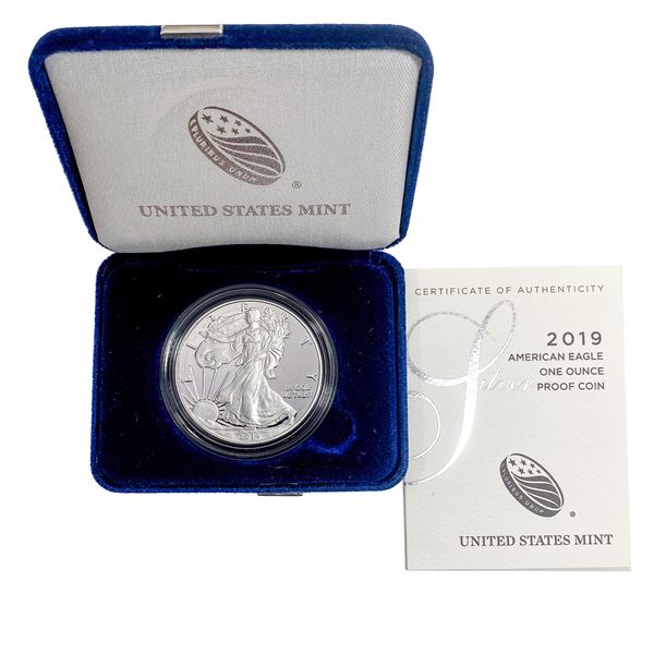 2019-W Am. Eagle 1oz. Silver Proof Coin