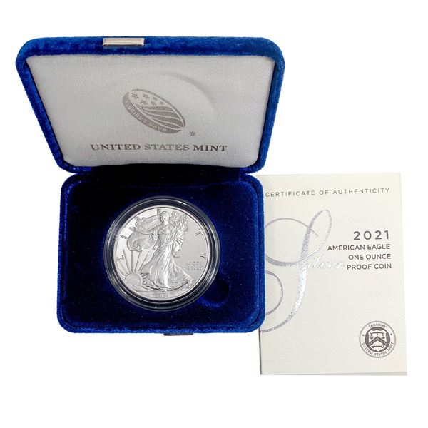 2021-W Am. Eagle 1oz. Silver Proof Coin