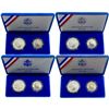 Image 2 : [10] 1986 U.S. Silver Liberty 50C & $1 Set