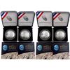 Image 1 : [4] 2019 U.S. 1oz. SILV. Apollo 11 Commem. $1