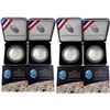 Image 2 : [4] 2019 U.S. 1oz. SILV. Apollo 11 Commem. $1