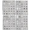 Image 5 : [298] 1965-1998 11 Display Sheets of Clad Wash. 25C