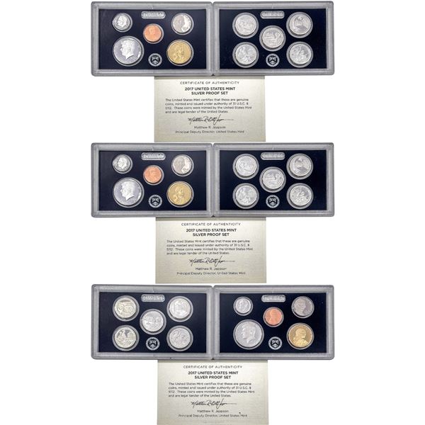 [3] 2017 [10 Coin] U.S. Mint Silver Proof Set