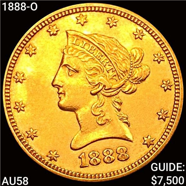 1888-O $10 Gold Eagle CHOICE AU