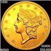 1850 $20 Gold Double Eagle CHOICE BU