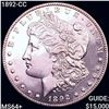 Image 1 : 1892-CC Morgan Silver Dollar CHOICE BU+