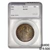 1803 Draped Bust Half Dollar SEGS AU55+ Sm. 3 O-104