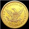 Image 2 : 1861 $2.50 Gold Quarter Eagle UNCIRCULATED