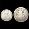Image 1 : 1853-1854 Seated Liberty Coin Collection [2 Coins] HIGH GRADE