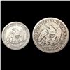 Image 2 : 1853-1854 Seated Liberty Coin Collection [2 Coins] HIGH GRADE
