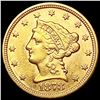Image 1 : 1878 $2.50 Gold Quarter Eagle UNCIRCULATED