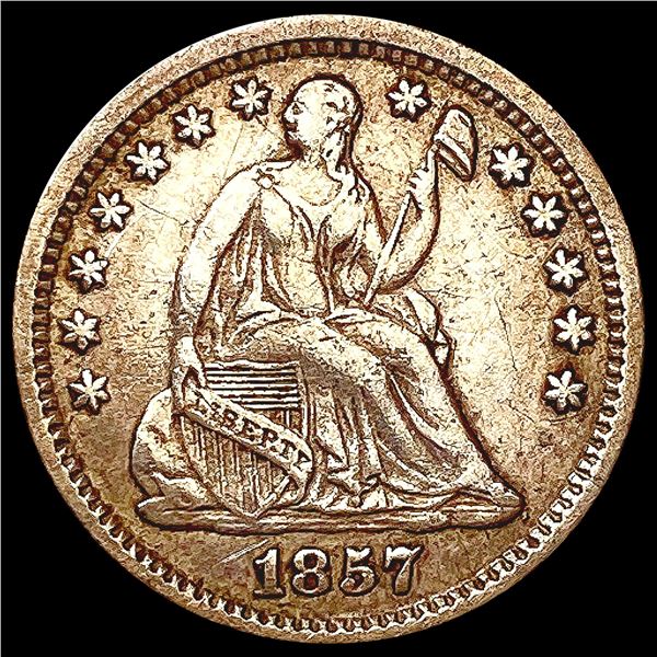 1857-O Seated Liberty Half Dime LIGHTLY CIRCULATED