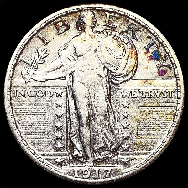 1917-S Standing Liberty Quarter CHOICE AU
