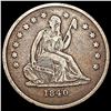 1840-O Seated Liberty Quarter LIGHTLY CIRCULATED