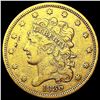 1836 $5 Gold Half Eagle NICELY CIRCULATED