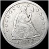 1853 Arws & Rays Seated Liberty Quarter LIGHTLY CIRCULATED