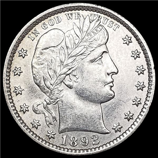 1892 Barber Quarter UNCIRCULATED