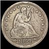 Image 1 : 1854 Arrows Seated Liberty Quarter LIGHTLY CIRCULATED