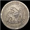 Image 2 : 1854 Arrows Seated Liberty Quarter LIGHTLY CIRCULATED