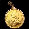 1981 South Africa 1/2 Krugerrand in 14k Bezel HIGH GRADE