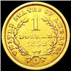 Image 2 : 1852-O Rare Gold Dollar CLOSELY UNCIRCULATED