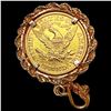 Image 2 : 1897 US $5 Gold in 14k Bezel HIGH GRADE