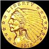 Image 1 : 1915 $2.50 Gold Quarter Eagle CLOSELY UNCIRCULATED