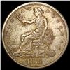 1875-S Silver Trade Dollar NEARLY UNCIRCULATED