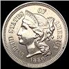 Image 1 : 1880 Nickel Three Cent CHOICE PROOF