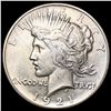 1921 Silver Peace Dollar NEARLY UNCIRCULATED