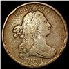 Image 1 : 1804 Draped Bust Half Cent NICELY CIRCULATED