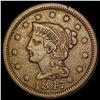 1847 Braided Hair Large Cent LIGHTLY CIRCULATED