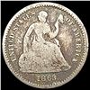 1863 Seated Liberty Half Dime NICELY CIRCULATED