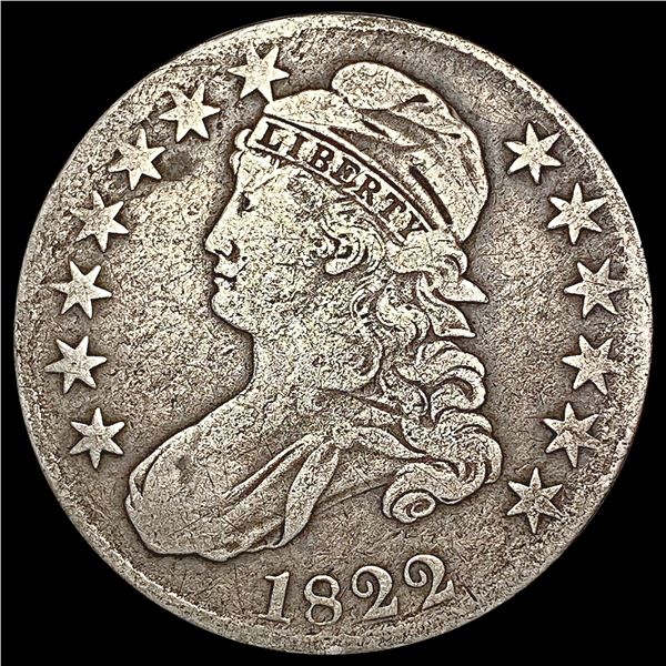 1822 Capped Bust Half Dollar NICELY CIRCULATED