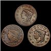 Image 1 : (3) Large Cents HIGH GRADE