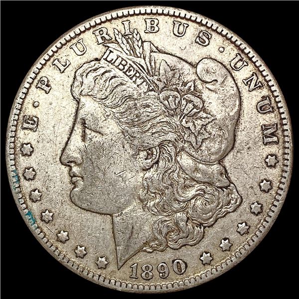 1890-CC Morgan Silver Dollar LIGHTLY CIRCULATED