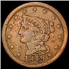 1849 Braided Hair Half Cent LIGHTLY CIRCULATED
