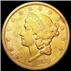1869-S $20 Gold Double Eagle NEARLY UNCIRCULATED