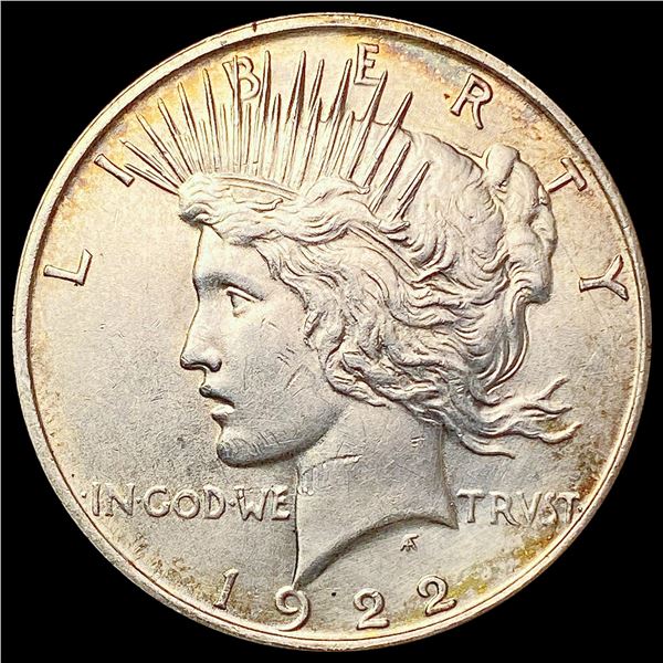1922-D Silver Peace Dollar CHOICE AU