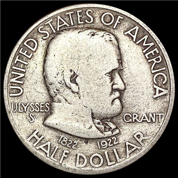 1922 Grant Half Dollar NICELY CIRCULATED