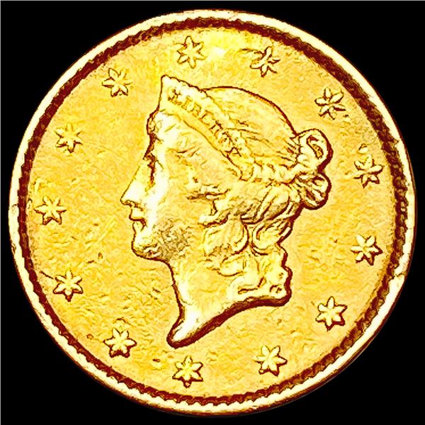 1852 Rare Gold Dollar CLOSELY UNCIRCULATED
