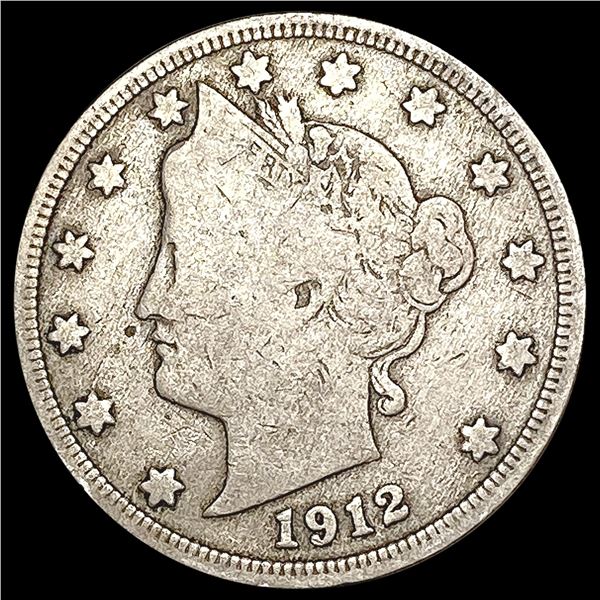 1912-S Liberty Victory Nickel NICELY CIRCULATED