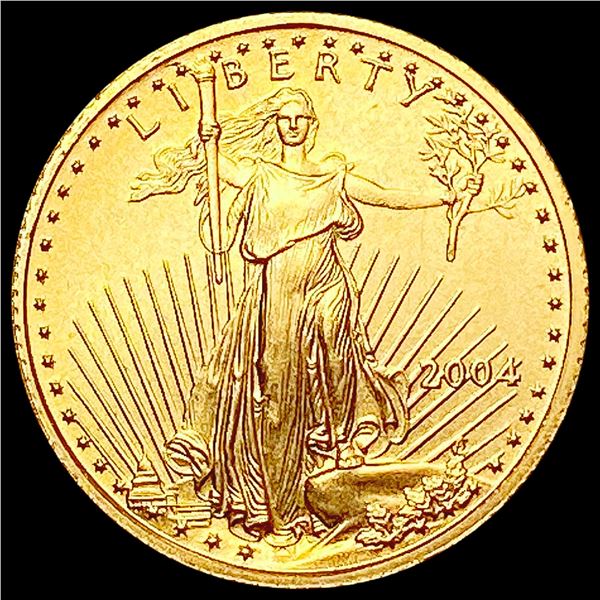 2004 US 1/10oz Gold Eagle SUPERB GEM BU