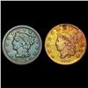 Image 1 : (2) Large Cents HIGH GRADE