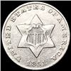 Image 1 : 1851 Silver Three Cent CLOSELY UNCIRCULATED